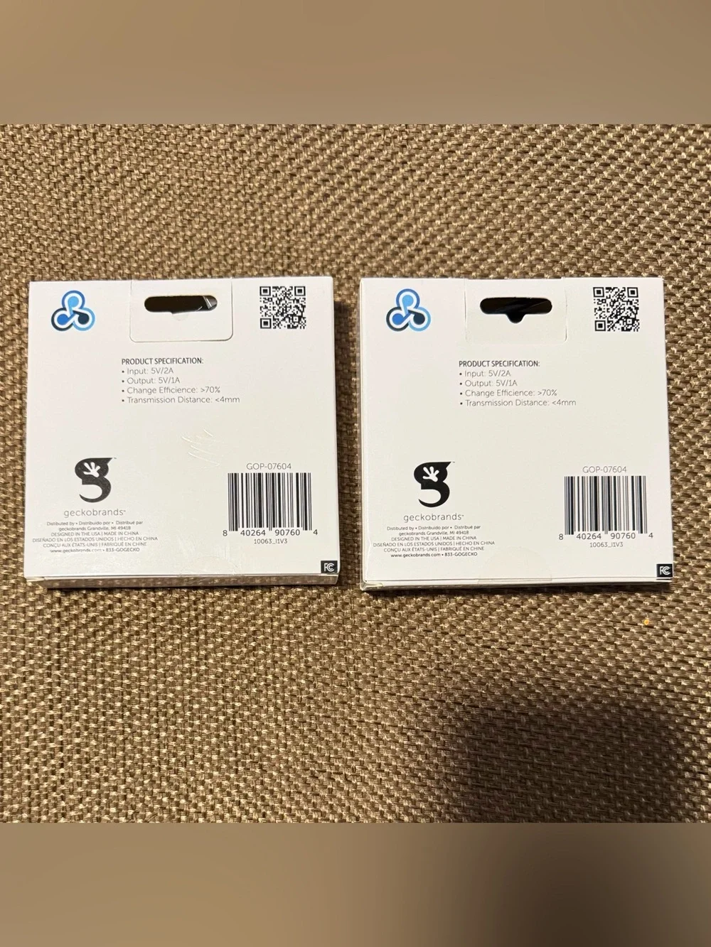 2 Geckobrands Wireless Charging Pad - Black
